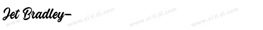 Jet Bradley字体转换